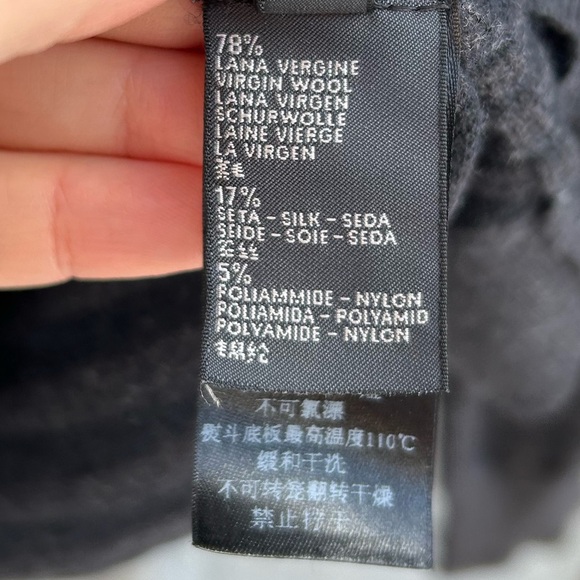 Z Zenga wool & silk cardigan, size L - Picture 8 of 8